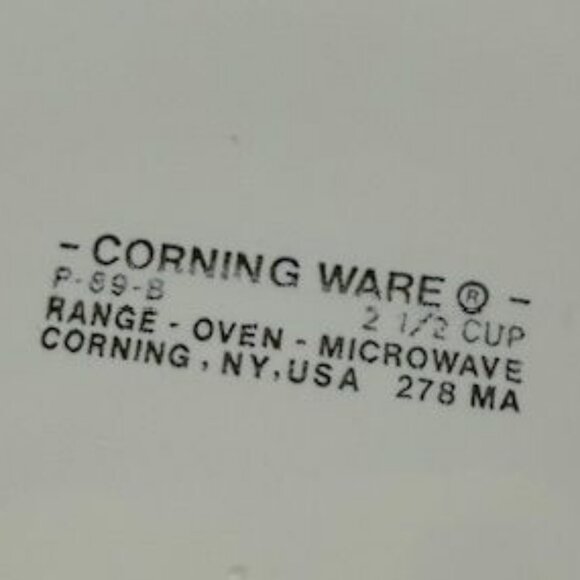 Vintage CorningWare Cornflower Blue 2.5 Cup Saucepan P-89-B - Picture 9 of 10